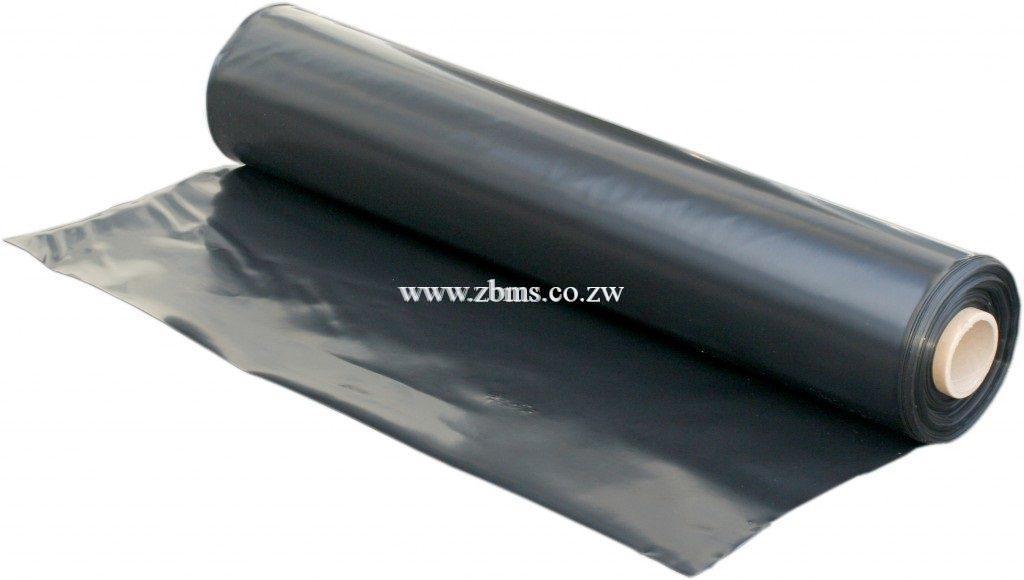 Black Sheeting Polythene Plastic 100m by 2.4m by 125mic Zimbabwe