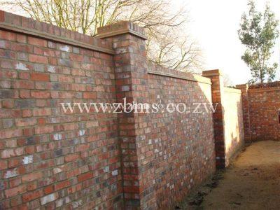 Brick durawall construction services zimbabwe harare no plasterings