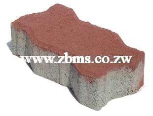 60mm red colored interlocking paver for sale harare