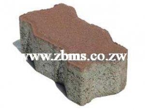 80mm red colored interlocking concrete pavers bricks for sale in harare