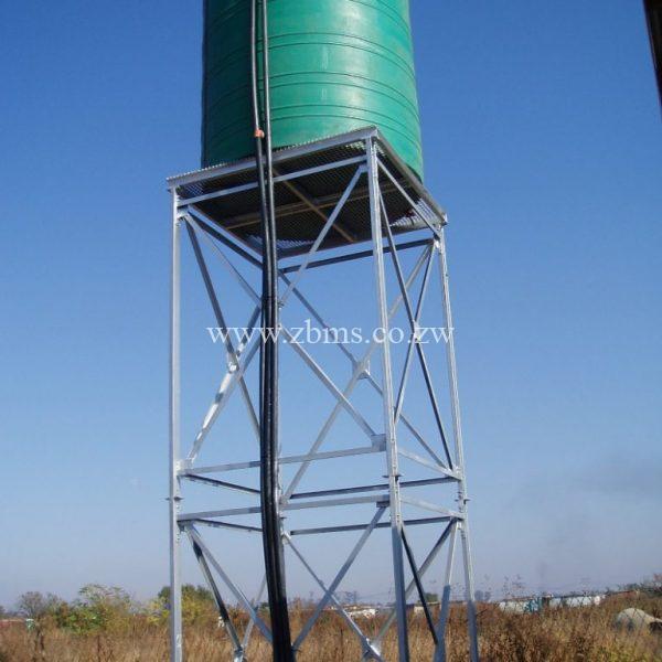 3.5m height water tank stand Zimbabwe Building Materials Suppliers