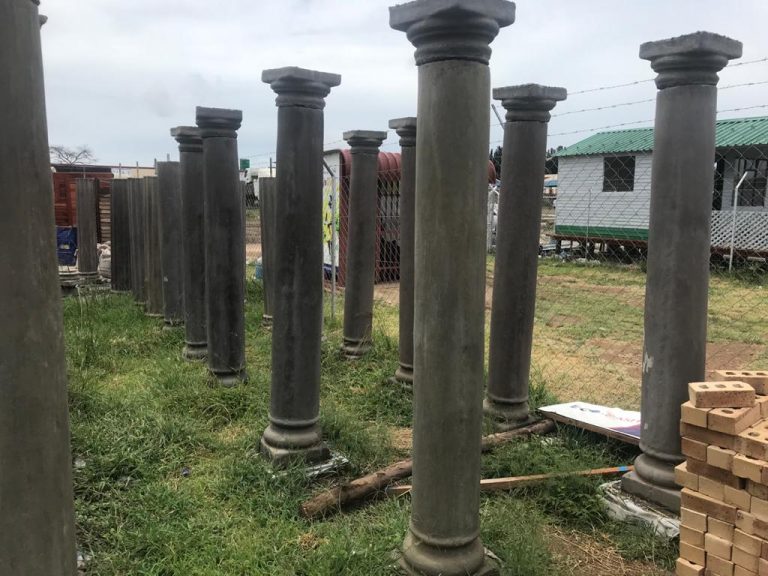 Roman Plain Round verandah pillar Zimbabwe Building Materials Suppliers