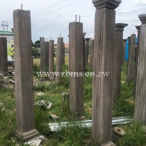 square fluted verandah pillars for sale zimbabwe concrete product