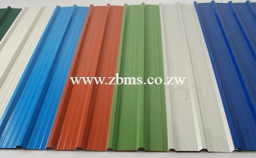 chromadec ibr color coated roofing sheets for sale in Zimbabwe