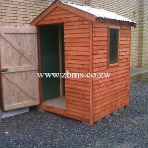 1.3m by 1.3m wooden cabin guard room for sale in harare zimbabwe