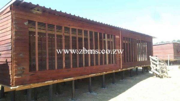 14m by 3m fowl and chicken run wooden cabins for sale in harare zimbabwe