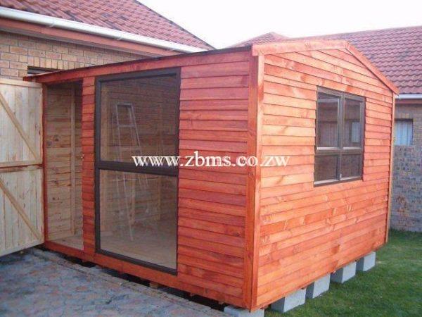 2.4m by 2.4m wooden cabin office with aluminum for sale in harare zimbabwe building material suppliers