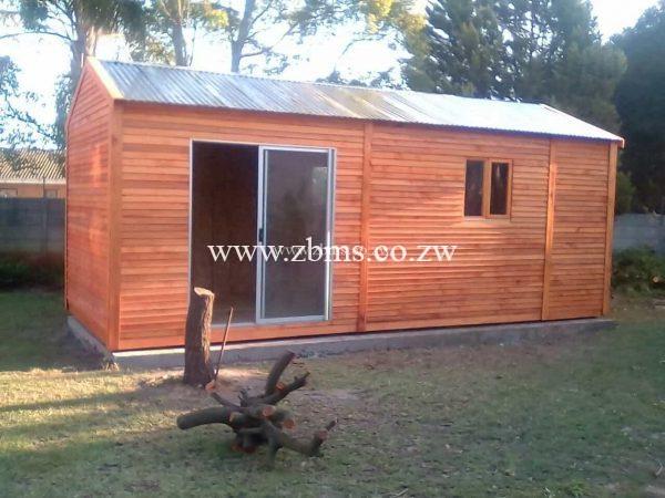 2.4m by 5.8m portable wooden cabin office for sale in harare zimbabwe