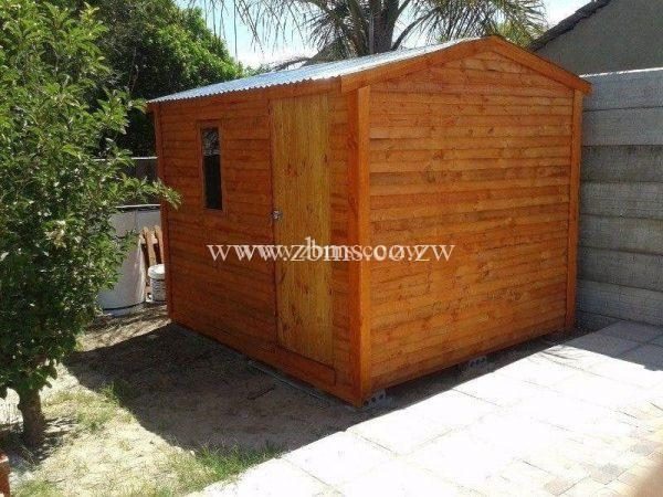 2.5 by 2.5m single roomed wooden cabins for sale harare zimbabwe
