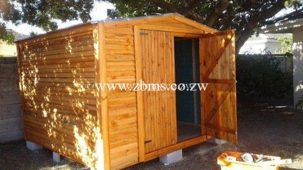 2.8m by 2.8m wooden cabin for construction sites for sale harare zimbabwe