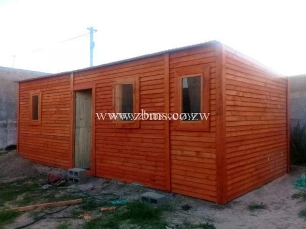 2m by 5.6m two roomed wooden cabin for sale harare zimbabwe