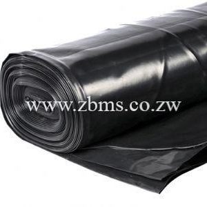 250micron by 100m by 2.4m black polythene plastic sheet for sale Zimbabwe