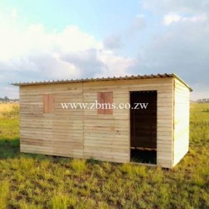 WHWC13 2.8m by 5.6m 2 rooms wendy house wooden cabins for sale zimbabwe