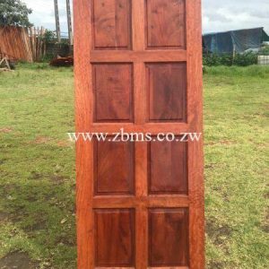 8 panel saligna rosewood exterior door zimbabwe