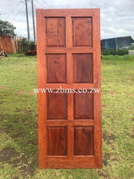 8 panel saligna rosewood exterior door zimbabwe