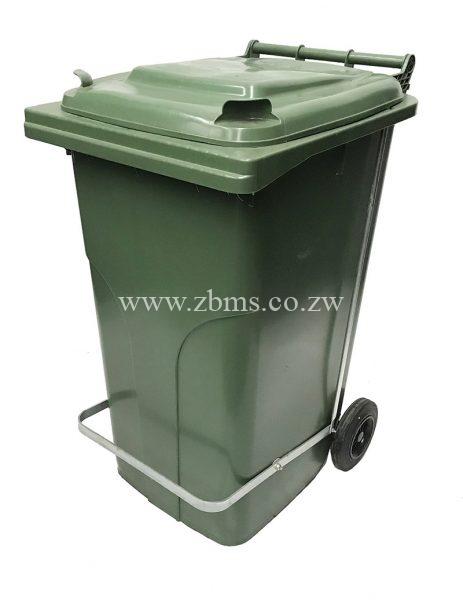 240l plastic 2 wheel bin with pedal for sale in Harare Zimbabwe ZBMS