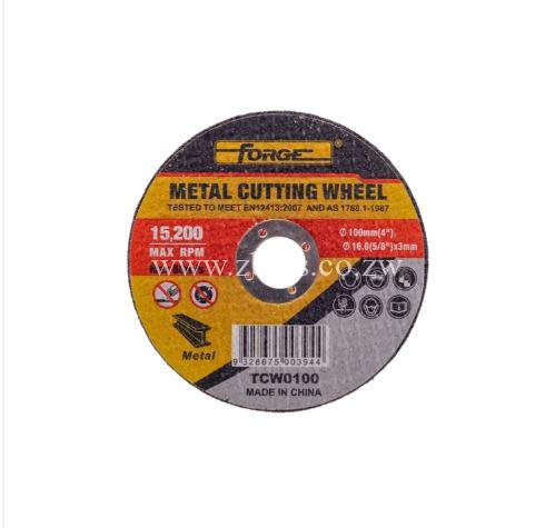 CDH51 Forge 100x3x16mm Cutting Disk - Zimbabwe Building Materials Suppliers