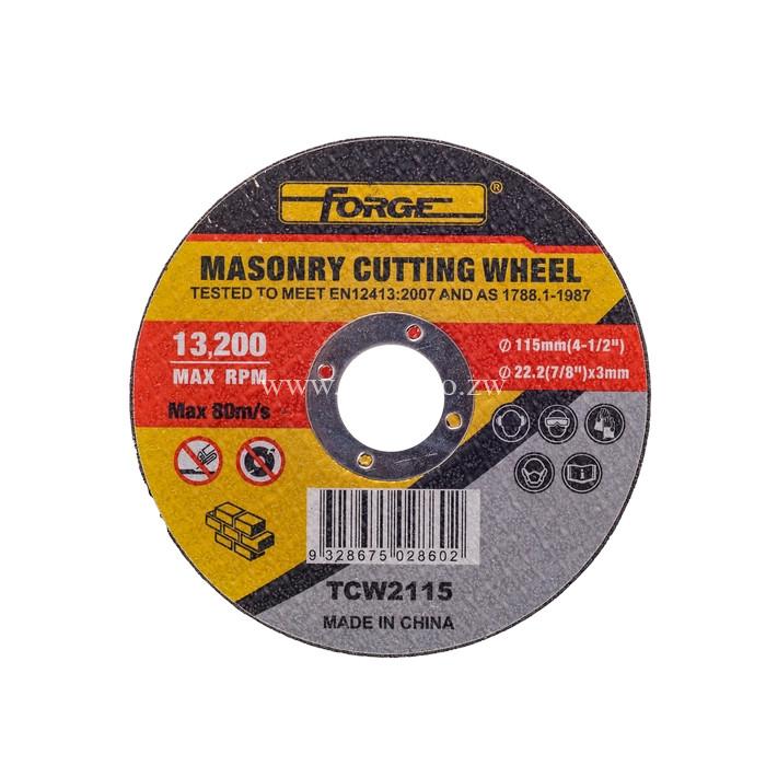 CDH52 Forge 115x3x22.2mm Cutting Disk - Zimbabwe Building Materials ...