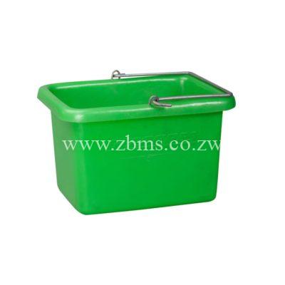 10 litreHeavy Duty Rectangular Green bucket