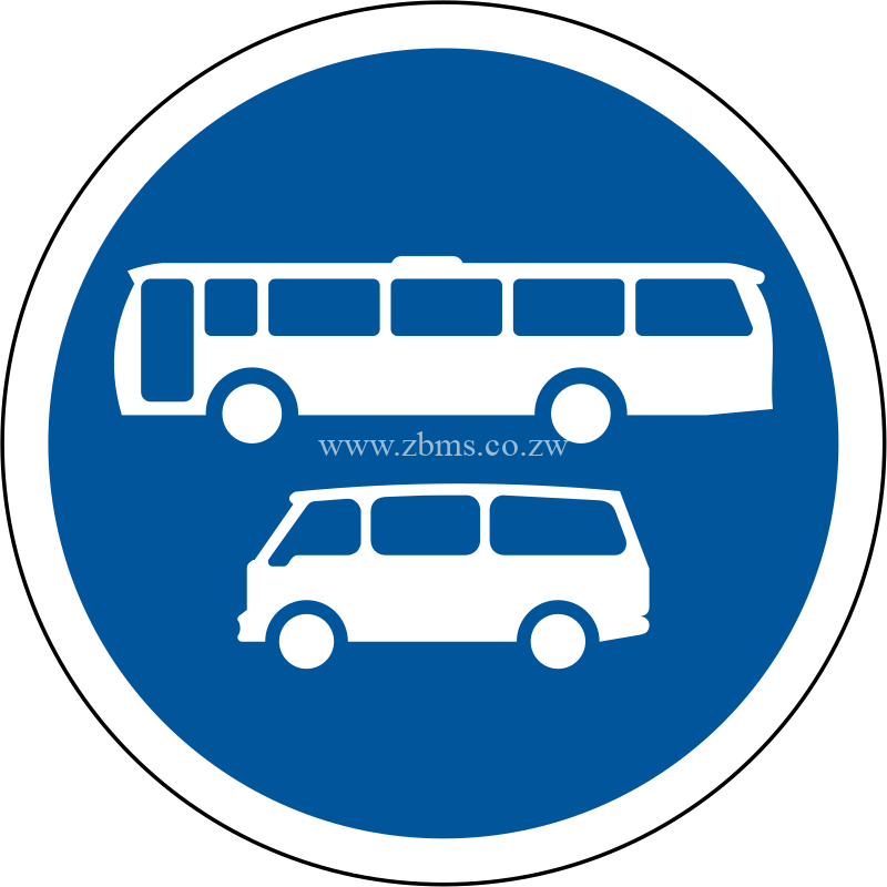 Buses and mini-buses only road command sign sale Zimbabwe