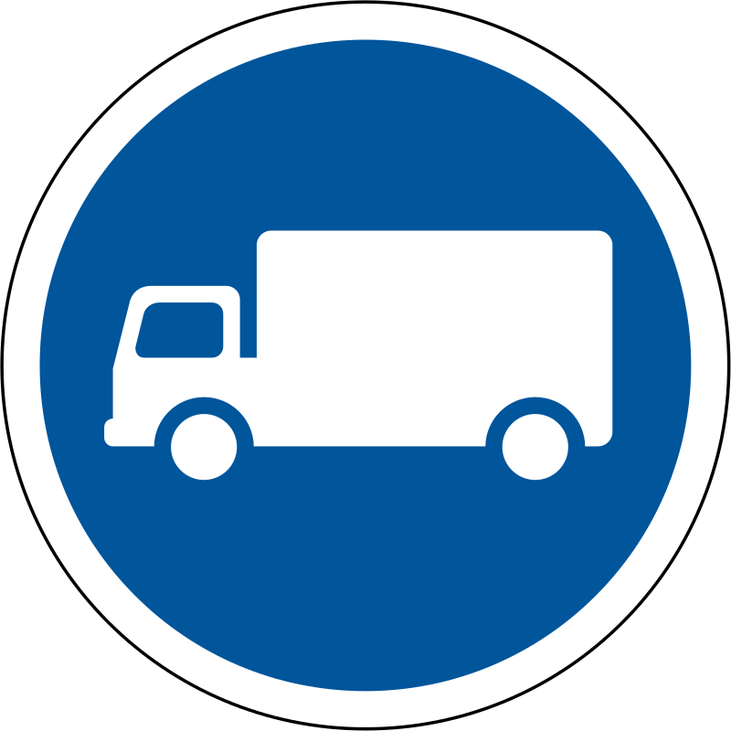 Large Vehicles Sign Goods vehicles exceeding 3500 kg only - Zimbabwe Building Materials ...