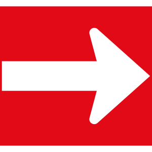 One-way roadway road sign up