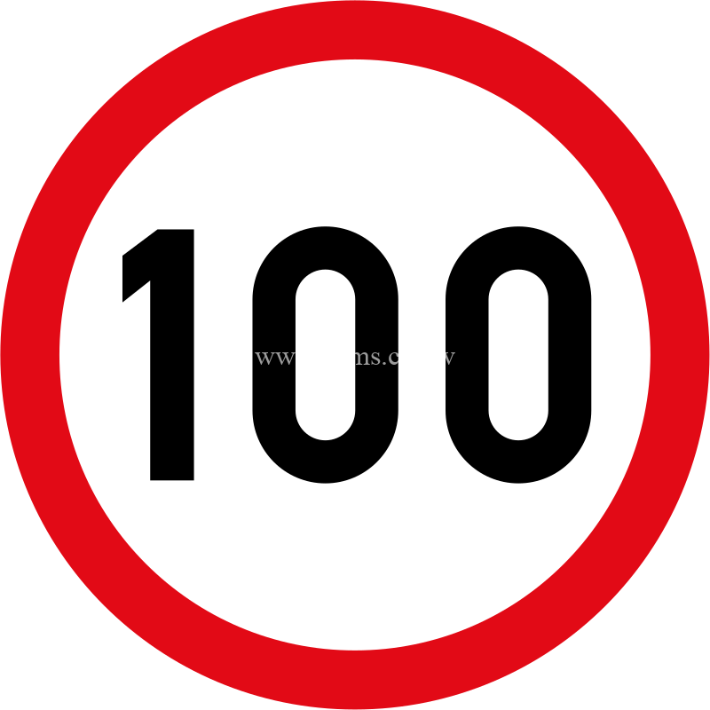 100km/hr speed limit road sign for sale Zimbabwe