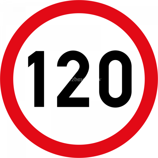 120km/hr speed limit road sign for sale Zimbabwe