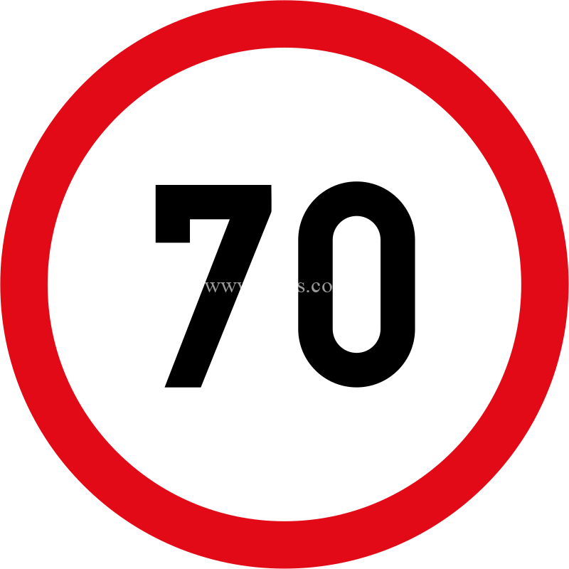 70KM/ HR SPEED LIMIT ROAD SIGN FOR SALE IN zIMBABWE