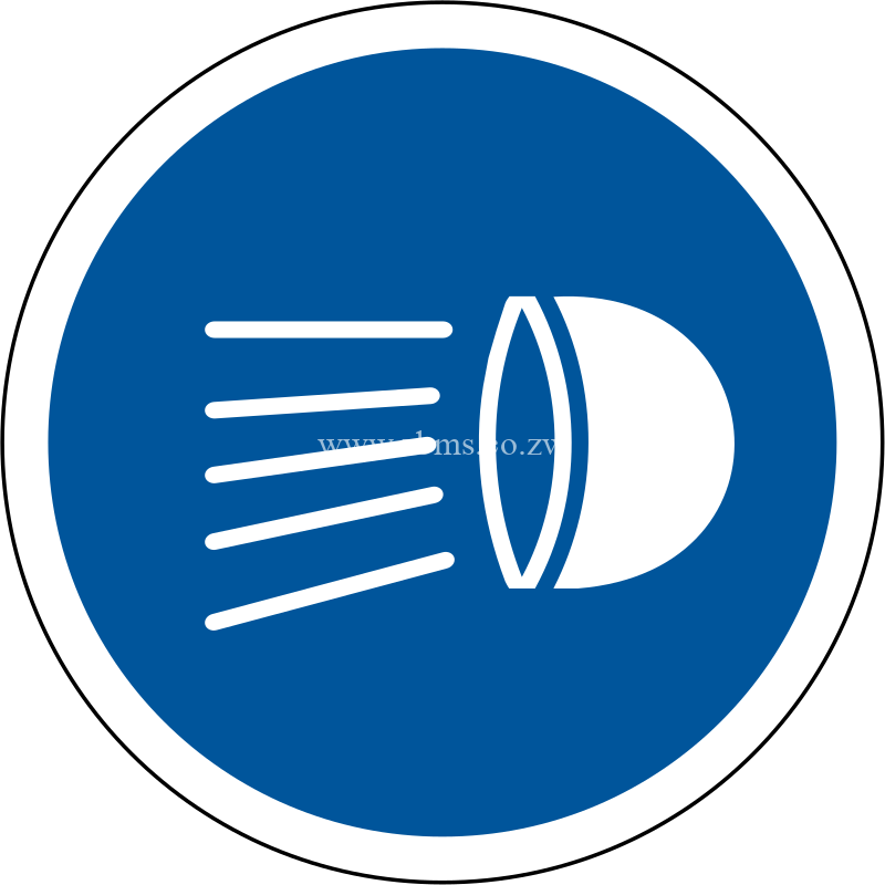 Switch headlamps on command sign for sale Zimbabwe