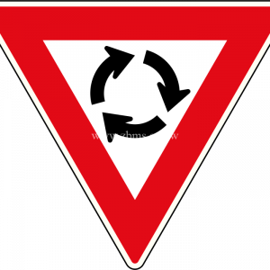 Give Way / Yield at roundabout sign