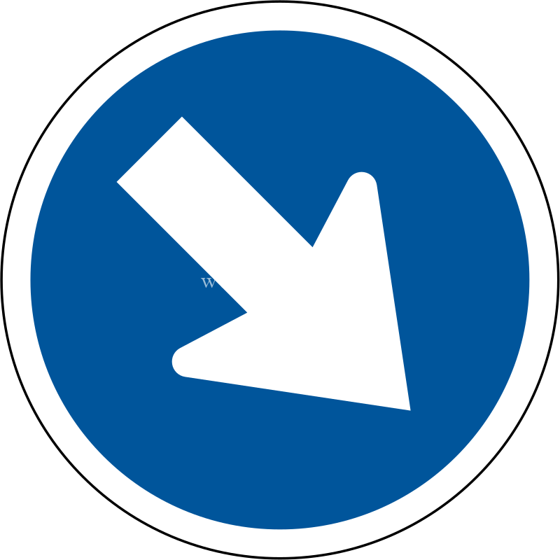 keep right command road sign for sale Zimbabwe