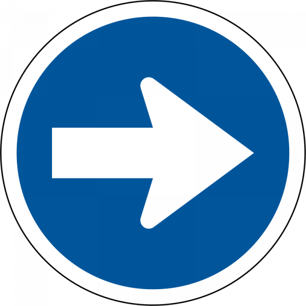 Turn Right command sign Harare Zimbabwe