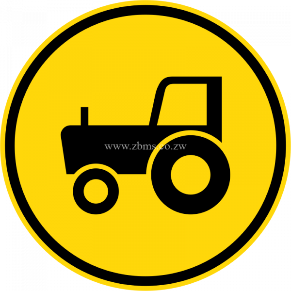 Agricultural vehicles only temporary sign for sale in Zimbabwe