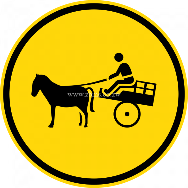 Animal-drawn vehicles only temporary sign for sale Zimbabwe