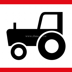 Applies to agricultural vehicles road sign Zimbabwe