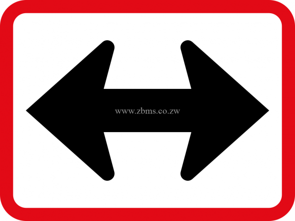 Applies to the left and right road sign for sale Zimbabwe