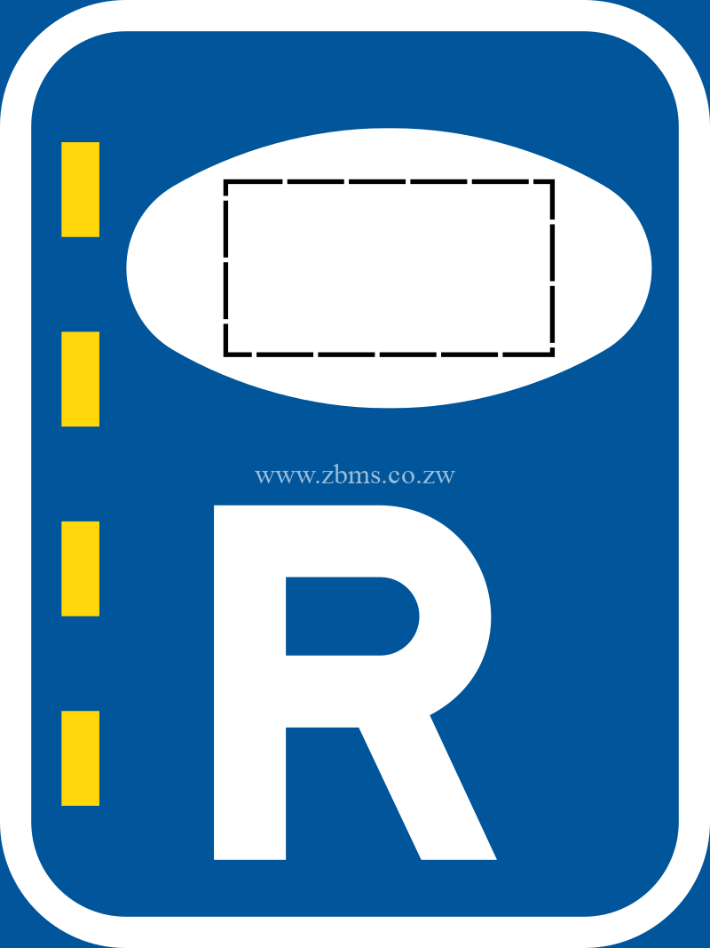 Authorised Vehicles Lane Only road sign for sale Zimbabwe