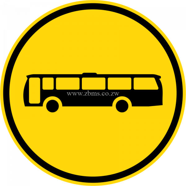 Buses only temporary road sign for sale Zimbabwe