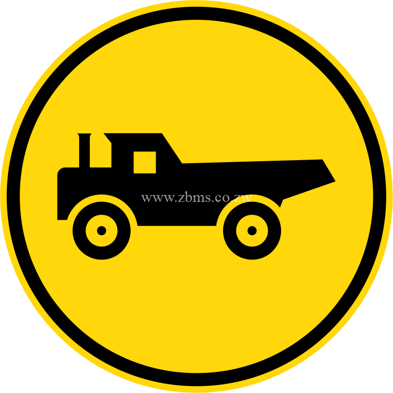Construction vehicles only temporary sign for sale Zimbabwe