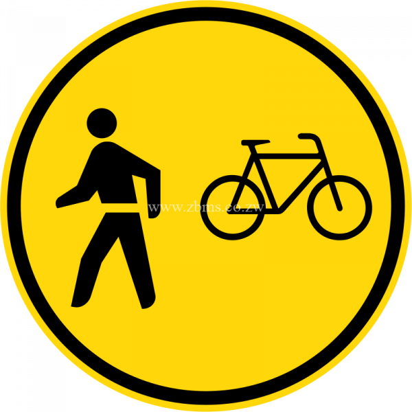 Cyclists and pedestrians only temp