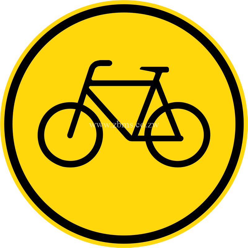 Cyclists only temporary sign for sale Zimbabwe