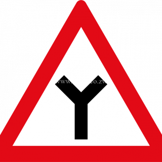 Fork ahead road sign for sale Zimbabwe