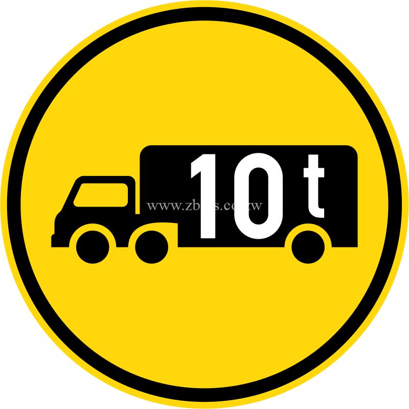 Goods vehicles exceeding 10 tonnes GVM only temporary sign for sale Zimbabwe