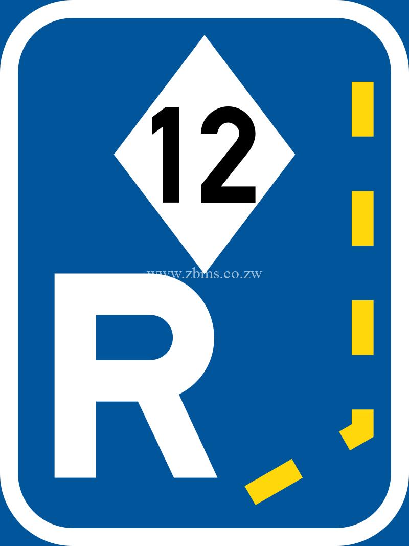 High-occupancy Vehicles Lane Start road sign for sale Zimbabwe