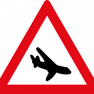 Low flying aircraft ahead road sign for sale Zimbabwe