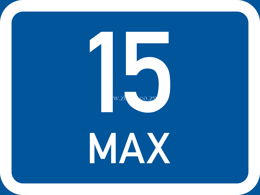 Maximum number of spaces in a parking reservation