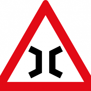 Narrow bridge ahead road sign for sale Zimbabwe