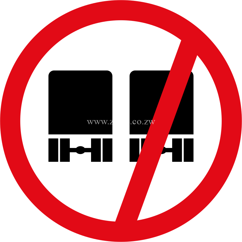 Overtaking prohibited for heavy vehicles road sign for sale zimbabwe