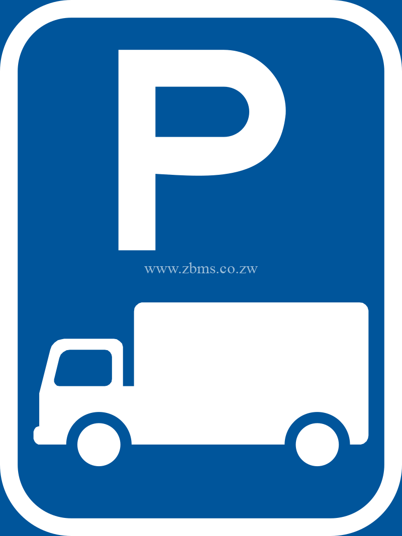 Parking for goods vehicles road sign price Zimbabwe